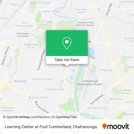 Learning Center at First Cumberland map