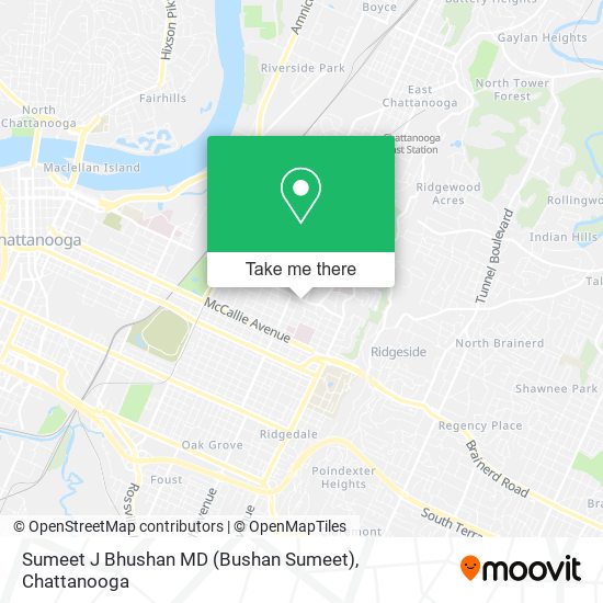 Sumeet J Bhushan MD (Bushan Sumeet) map
