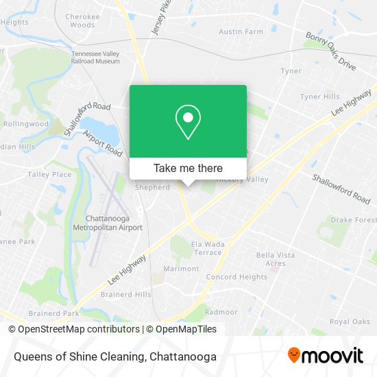 Mapa de Queens of Shine Cleaning