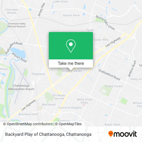 Backyard Play of Chattanooga map