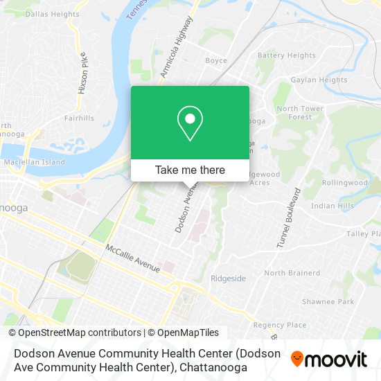 Dodson Avenue Community Health Center map
