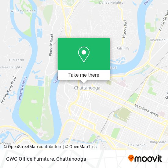 CWC Office Furniture map