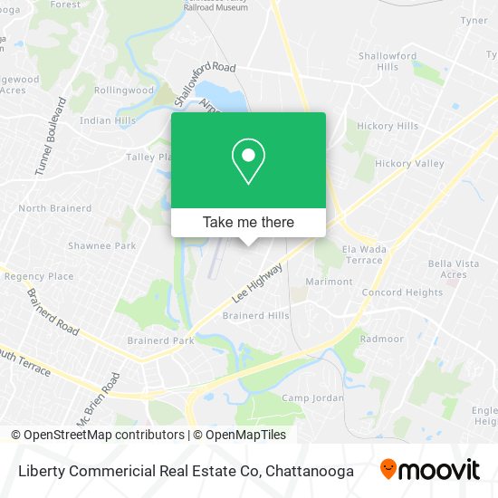 Liberty Commericial Real Estate Co map