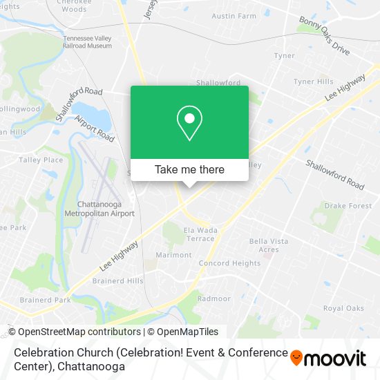 Celebration Church (Celebration! Event & Conference Center) map