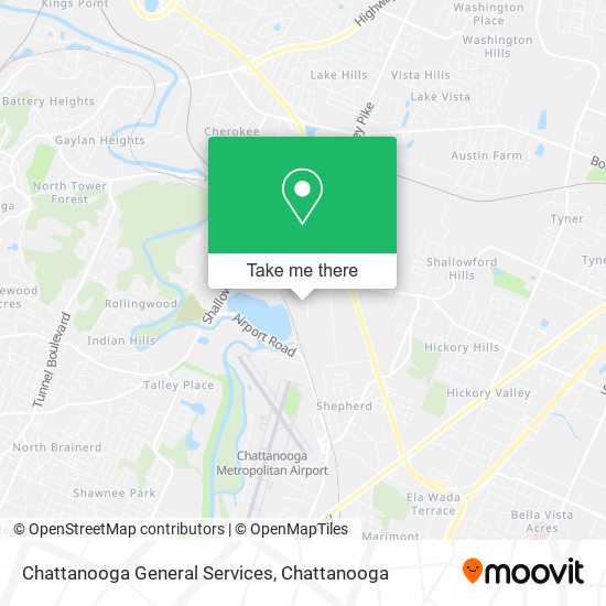 Chattanooga General Services map