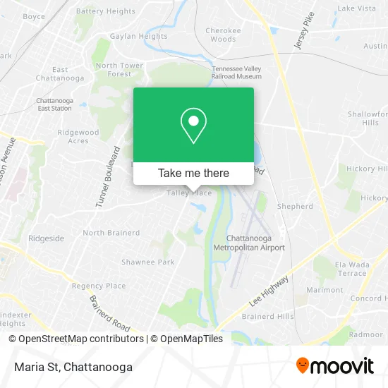 Maria St map