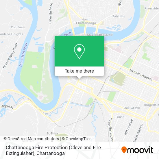 Chattanooga Fire Protection (Cleveland Fire Extinguisher) map