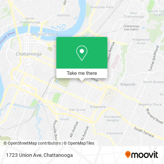1723 Union Ave map