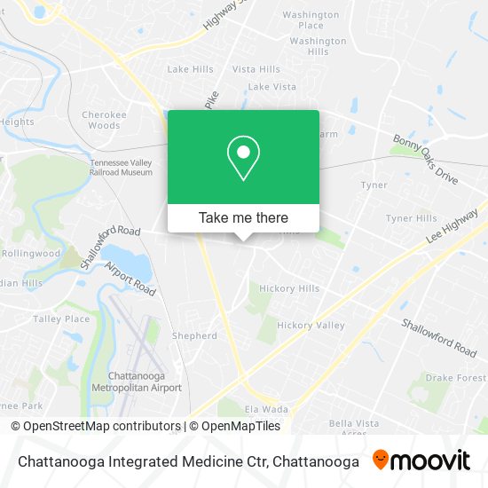 Mapa de Chattanooga Integrated Medicine Ctr