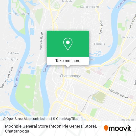 Mapa de Moonpie General Store (Moon Pie General Store)