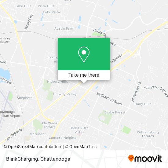 Mapa de BlinkCharging