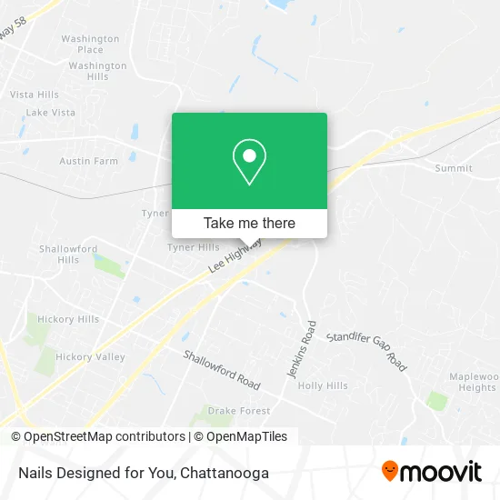 Nails Designed for You map