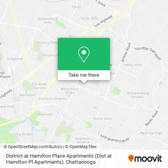 District at Hamilton Place Apartments (Dist at Hamilton Pl Apartments) map