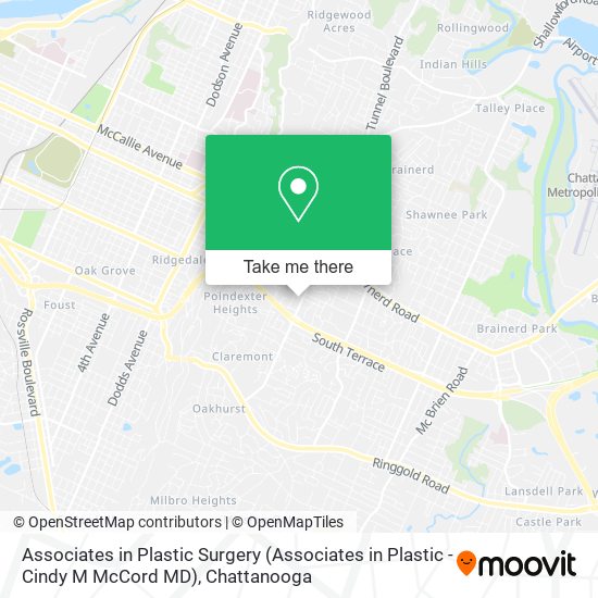 Mapa de Associates in Plastic Surgery (Associates in Plastic - Cindy M McCord MD)