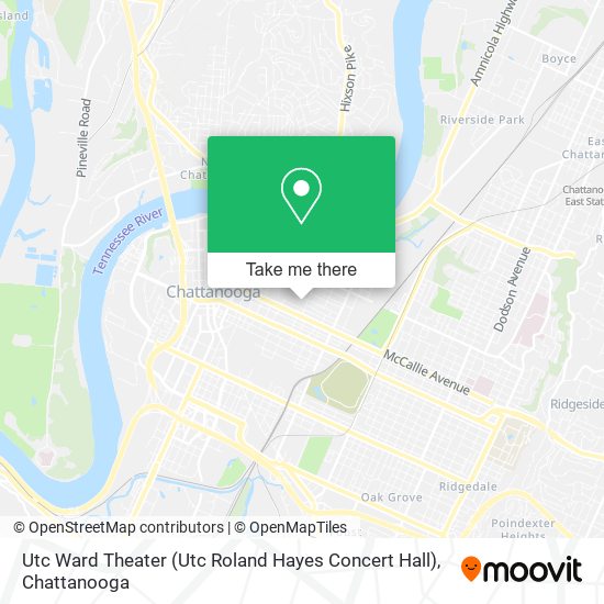 Mapa de Utc Ward Theater (Utc Roland Hayes Concert Hall)