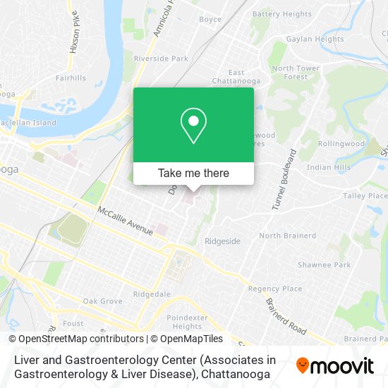 Mapa de Liver and Gastroenterology Center (Associates in Gastroenterology & Liver Disease)