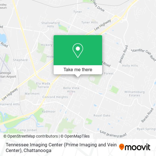 Tennessee Imaging Center (Prime Imaging and Vein Center) map