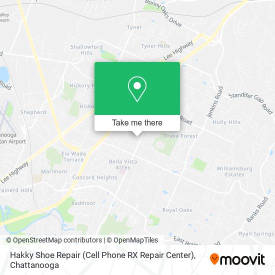 Mapa de Hakky Shoe Repair (Cell Phone RX Repair Center)