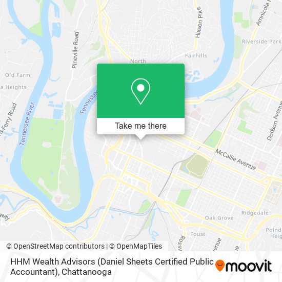 HHM Wealth Advisors (Daniel Sheets Certified Public Accountant) map