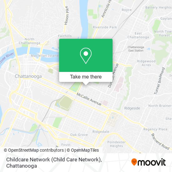 Mapa de Childcare Network (Child Care Network)