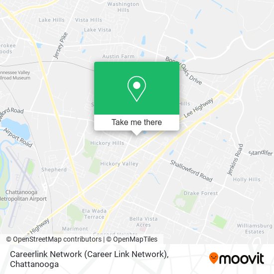 Mapa de Careerlink Network (Career Link Network)