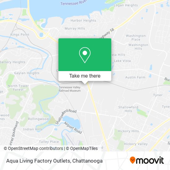 Aqua Living Factory Outlets map