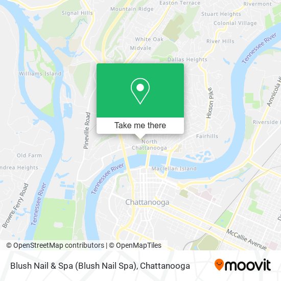Blush Nail & Spa map