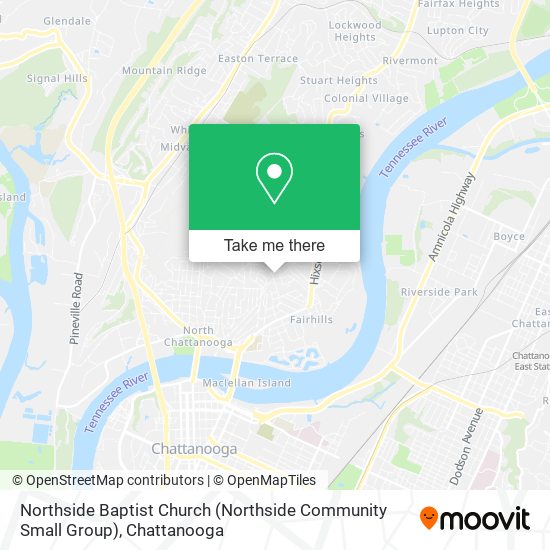 Mapa de Northside Baptist Church (Northside Community Small Group)