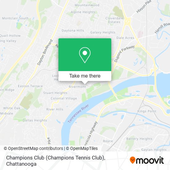 Champions Club (Champions Tennis Club) map