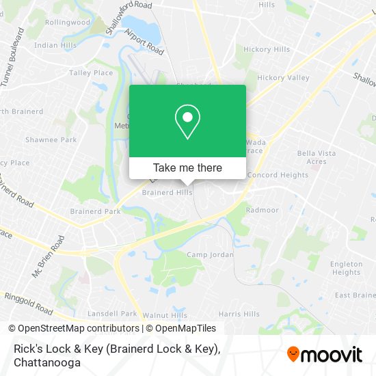 Mapa de Rick's Lock & Key (Brainerd Lock & Key)