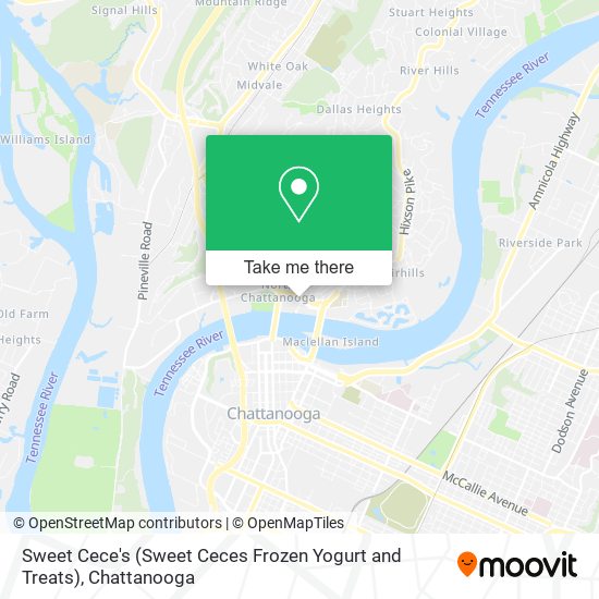 Sweet Cece's (Sweet Ceces Frozen Yogurt and Treats) map