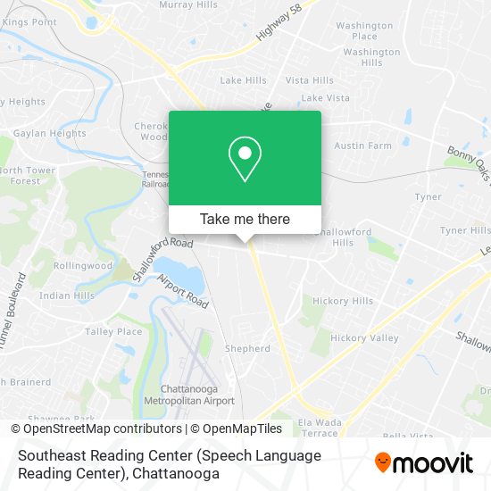 Southeast Reading Center (Speech Language Reading Center) map
