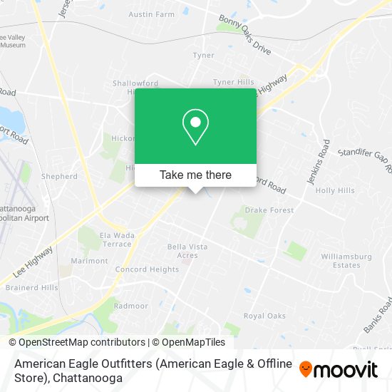 American Eagle Outfitters (American Eagle & Offline Store) map