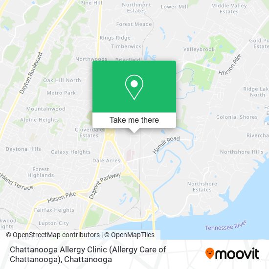 Chattanooga Allergy Clinic (Allergy Care of Chattanooga) map