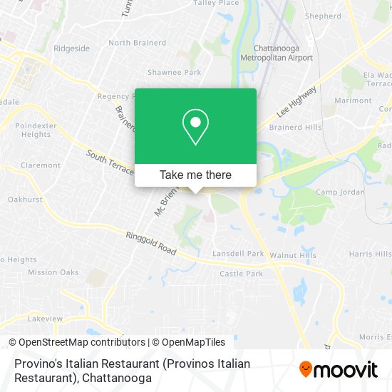 Mapa de Provino's Italian Restaurant (Provinos Italian Restaurant)
