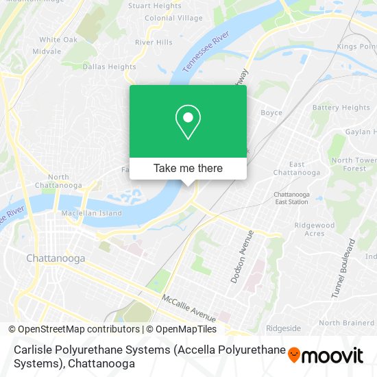 Carlisle Polyurethane Systems (Accella Polyurethane Systems) map
