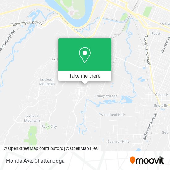 Florida Ave map