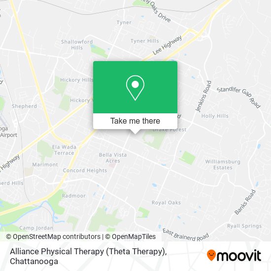 Alliance Physical Therapy (Theta Therapy) map