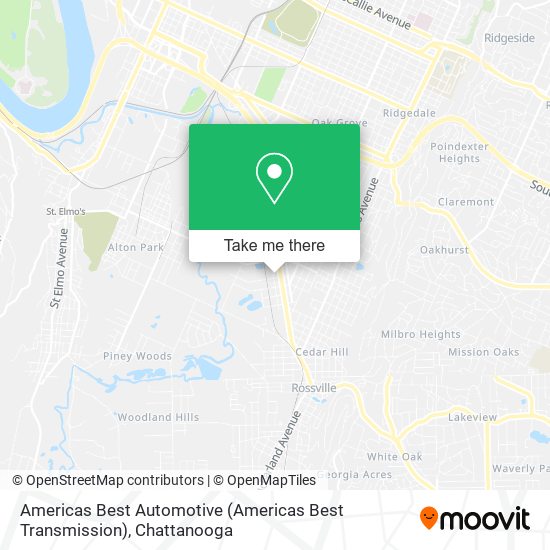 Americas Best Automotive (Americas Best Transmission) map