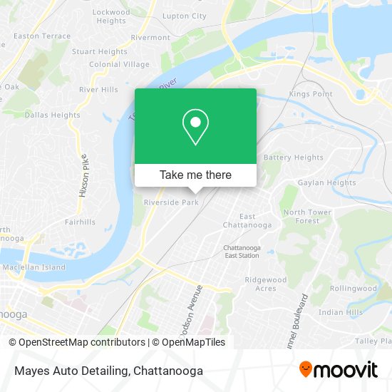 Mayes Auto Detailing map