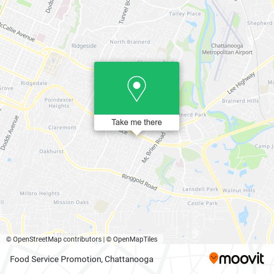 Food Service Promotion map