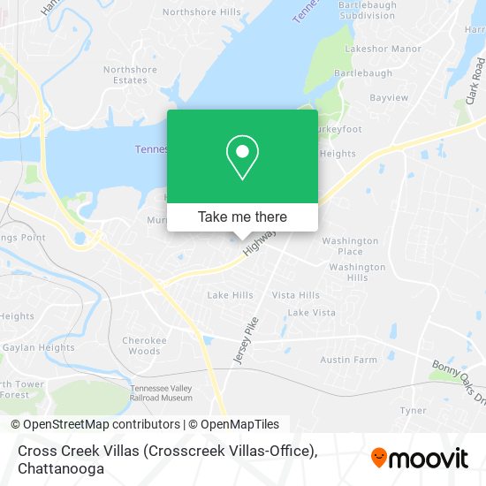 Cross Creek Villas (Crosscreek Villas-Office) map