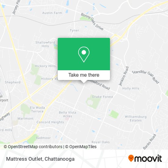 Mattress Outlet map