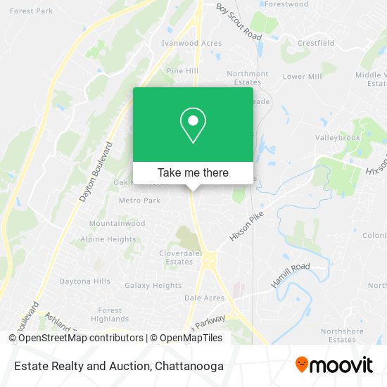 Estate Realty and Auction map