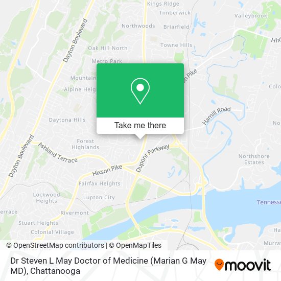 Dr Steven L May Doctor of Medicine (Marian G May MD) map