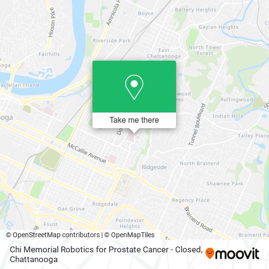 Mapa de Chi Memorial Robotics for Prostate Cancer - Closed