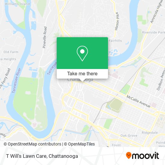 T Will's Lawn Care map