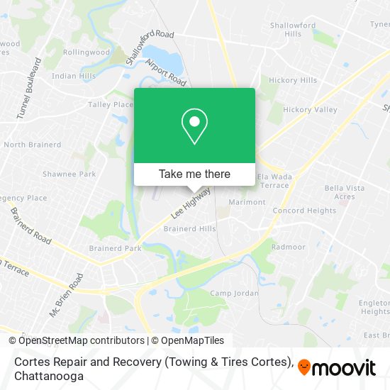 Cortes Repair and Recovery (Towing & Tires Cortes) map