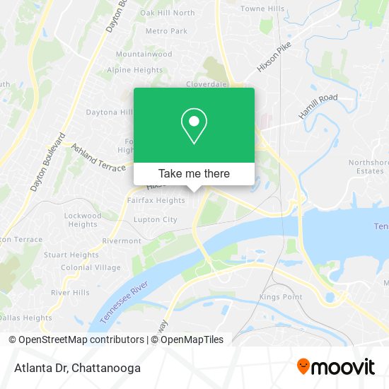 Mapa de Atlanta Dr