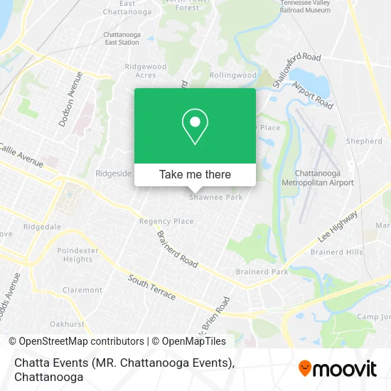 Chatta Events (MR. Chattanooga Events) map